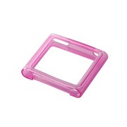 第6世代iPod nano専用 ソフトケース 液晶保護フィルム付 ピンク BSIP11NCTPK