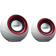 USB接続 2.0ch アンプ内蔵 パソコン用 コンパクトスピーカー IS-SCU-7110WH