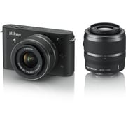 Nikon 1 J1 [ニコン1<ONE> レンズ交換式アドバンストカメラ ダブルズームキット 1 NIKKOR VR 10-30mm f3.5-5.6＋1 NIKKOR VR 30-110mm f/3.8-5.6 ブラック]
