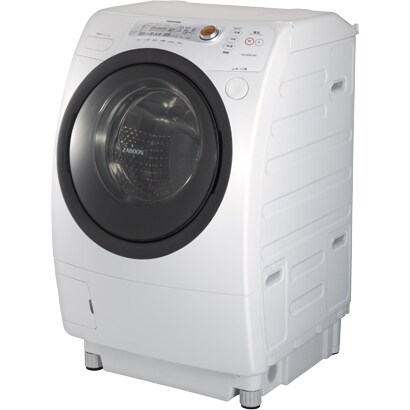 ななめ型ドラム式洗濯乾燥機（9.0kg）左開き・ピュアホワイト ZABOON（ザブーン） TW-G520L-W