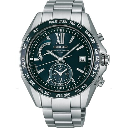 ソーラー電波時計 ワールドタイム SAGA097