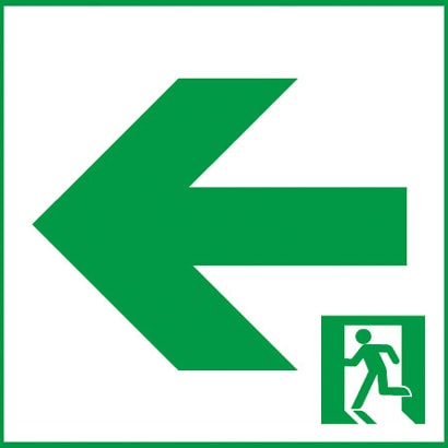 適合表示板 通路誘導灯用 C級（10形） 片面用 FK10016