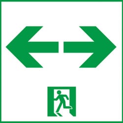 適合表示板 通路誘導灯用 C級（10形） 片面用 FK10018
