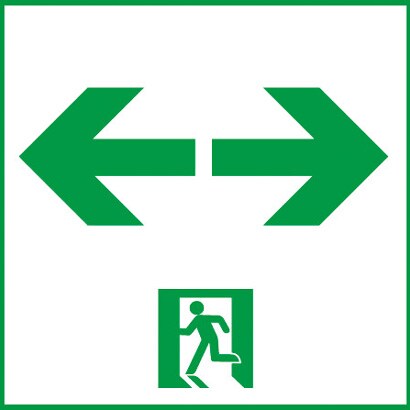適合表示板 通路誘導灯用 C級（10形） 片面用 FK10018