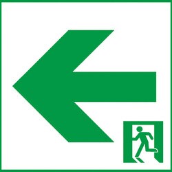 適合表示板 通路誘導灯用・C級（10形）両面用 FK10086