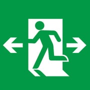 適合表示板 避難口誘導灯用 B級 BH形(20A形)片面用 B級 BL形(20B形)片面用 FK20058