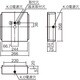 誘導灯用取付ボックス コンパクトスクエア用 FK21750