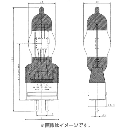 白熱電球 ハロゲンランプ 100V 1500W LR150585