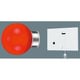 LED赤色灯電池内蔵型 進入口赤色灯 電源分離埋込型 防雨型 NNF20291