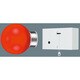 LED赤色灯電池内蔵型 進入口赤色灯 電源分離直付型 防雨型 NNF20292