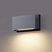 EVERLEDS・LED屋外用ブラケット　パルックボール15形相当　防雨型・電球色　シルバーグレーメタリック NNN11001SLE1