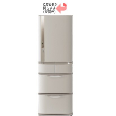 冷蔵庫（501L・左開き） インテリジェント真空保存 真空チルドｉシリーズ ソフトブラウン R-S50BML-T