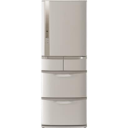 冷蔵庫（470L・右開き） インテリジェント真空保存 真空チルドｉシリーズ ソフトブラウン R-SL47BM-T