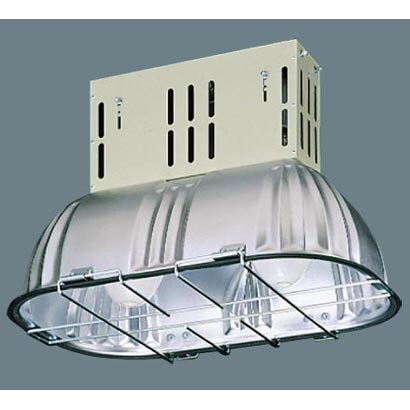 高天井用照明器具 HID2灯用【直付型】 下面ガード付400形用×2 YB52614K
