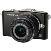 OLYMPUS PEN mini E-PM1 レンズキット [オリンパス ペン ミニ ボディー ブラック+「M.ZUIKO DIGITAL 14-42mm F3.5-5.6 II R ブラック」]