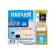 録画用BD-R 追記型 片面1層 25GB 1-4倍速 インクジェットプリンタ対応 MIX 10枚 BR25VFWPMB.10S