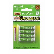 ecoful充電式ニッケル水素電池単4形 4本 MHR-4SAY.4B