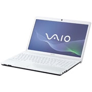 VAIO E(EH)シリーズ 15.5型ワイド液晶/HDD640GB/DVDスーパーマルチドライブ ホワイト VPCEH28FJ/W