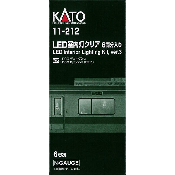 Nゲージ 11-212 LED室内灯クリア6両分入り