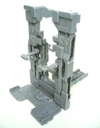 1/100、1/144 モデルスタンド ガレージ プラキット 成形色 ライトグレー