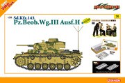 1/35 WWII ドイツ軍 Sd.kfz.143 Ⅲ号観測戦車w/ドイツ軍 戦車兵フィギュア [1/35 オレンジボックスシリーズ No.9136]