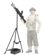 1/6 WWII イギリス軍 ブレン軽機関銃w/対空三脚架 [1/6スケールプラモデル]