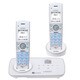 DECT方式コードレス留守番電話機（コードレス子機2台タイプ） ホワイト DECT3280-2W