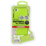 TUN-PH-000104 [iPhone4/4S用ソフトシェルケース ライム]