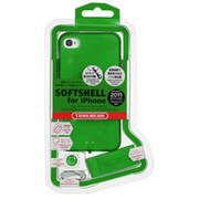 TUN-PH-000105 [iPhone4/4S用ソフトシェルケース グリーン]
