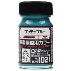 27521 [ガイアカラー 鉄道模型用カラーシリーズ 1021 コンテナブルー 15mL 半光沢]