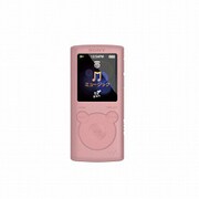 SONYウォークマン E050シリーズ専用 光るシリコンケース 液晶保護フィルム付 ピンク BSWE11CSLPK