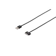 USB2.0ケーブル（A to Dock）　MFI認証モデル ロック無 1.2m ブラック BSIPC06U12BK