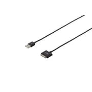 USB2.0ケーブル（A to Dock）　MFI認証モデル ロック有 1.2m ブラック BSIPC07U12BK