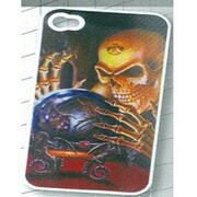 iPhone4スカル3DケースC