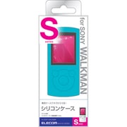 SONYウォークマンS760シリーズ用シリコンケース 液晶保護フィルム付 ブルー AVS-S11SCBU