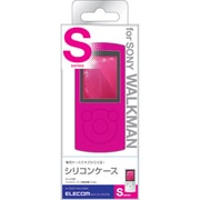 SONYウォークマンS760シリーズ用シリコンケース 液晶保護フィルム付 ピンク AVS-S11SCPN
