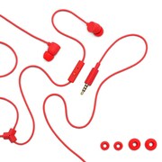 ステレオヘッドホン カラーズレッド COLOUD-IE-RD