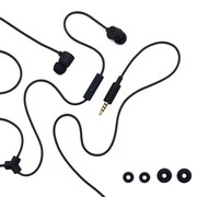 ステレオヘッドホン カラーズブラック COLOUD-IE-BK