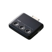 WM-PORT搭載Walkman専用FMトランスミッター ブラック LAT-FMWS07BK