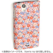IFSO03PFLR-PK [Xperia ray SO-03C用 iFeather fashion Graphic Pattern Print Case（アイフェザー グラフィックパターンプリントケース） フラワーピンク]