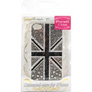 DCP-U004 [iPhone 4/4S専用ダイアモンドケース ユニオンジャック グレー×ブラック]
