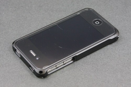 TS-IH4AB-BK [iPhone4用アルミ製保護バンパー ブラック]