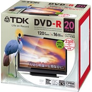 録画用DVD-R 120分 1-16倍速 CPRM対応 インクジェットプリンタ対応 20枚 DR120DPWC20UE