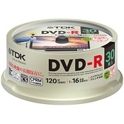 録画用DVD-R 120分 1-16倍速 CPRM対応 インクジェットプリンタ対応 30枚 DR120DPWC30PUE