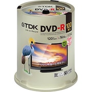 録画用DVD-R 120分 1-16倍速 CPRM対応 100枚 DR120DPWC100PUE
