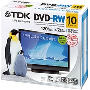 録画用DVD-RW 120分 1-2倍速 CPRM対応 インクジェットプリンタ対応 10枚 DRW120DPWA10U