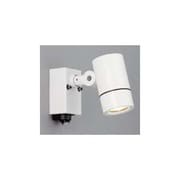 屋外用 スポットライト ミラー付ハロゲンランプタイプ 人感センサ付 白 AE-2347