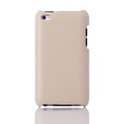 iPod touch(4th)用レザーカバーセット ベージュホワイト TR-LCSTCN-BW