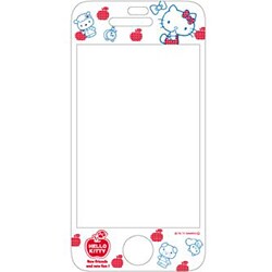 i4S-SF2KT [スクリーンフィルムキティiPhone4S WHアップル]