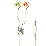 W516085 [ニュースーパーマリオブラザーズ キャラクターイヤホン キノコ]